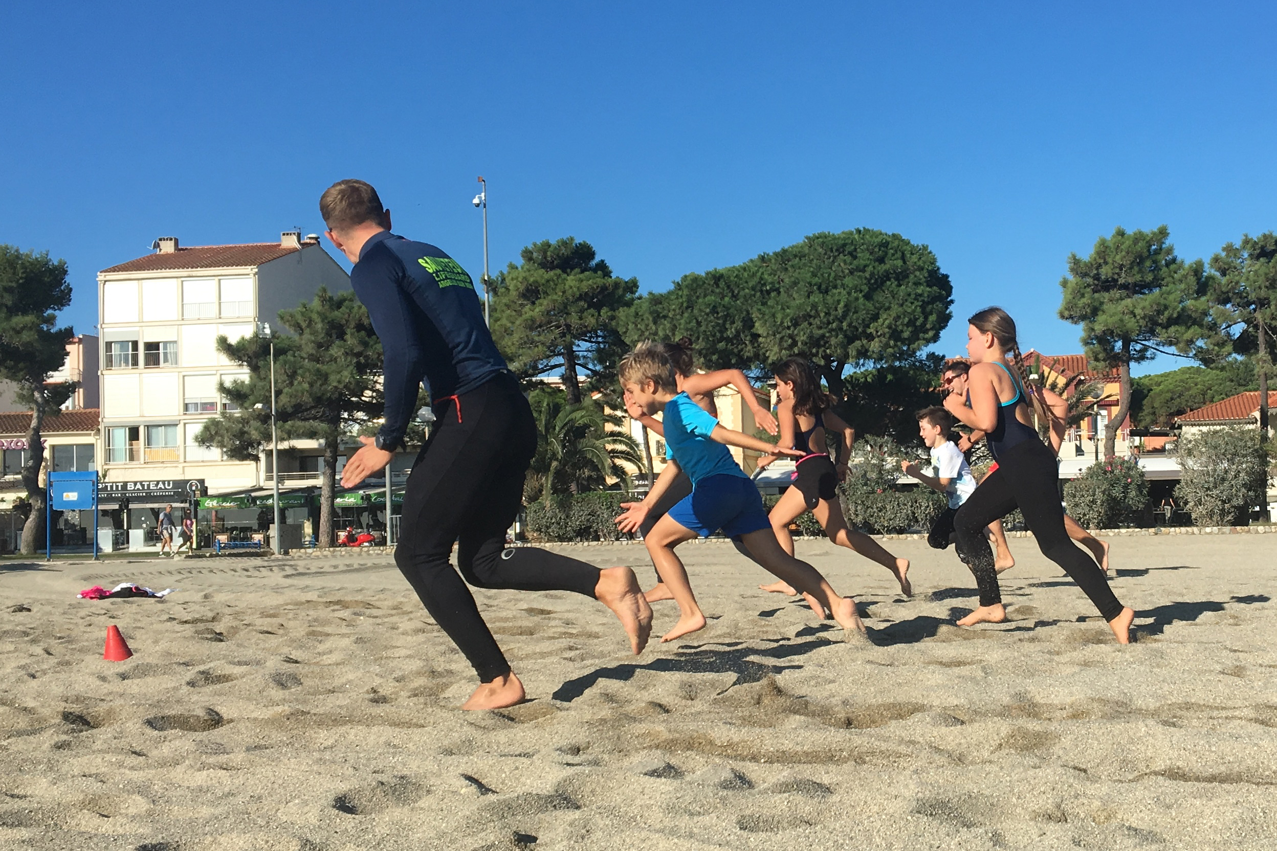 Jeunes sauveteurs - Plage